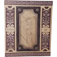 Memento Mori Scheletro grande dipinto a tempera su tela XVIII secolo .Italia