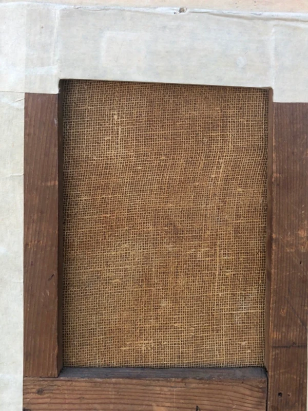 Dipinto olio su tela con raffigurazione di martirio.