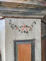 Armoire à deux portes peinte, datée de 1804