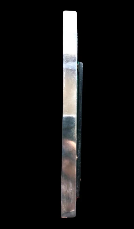 Cornice portaritratti in argento con incisione di simboli americani ( bandiera e aquila )