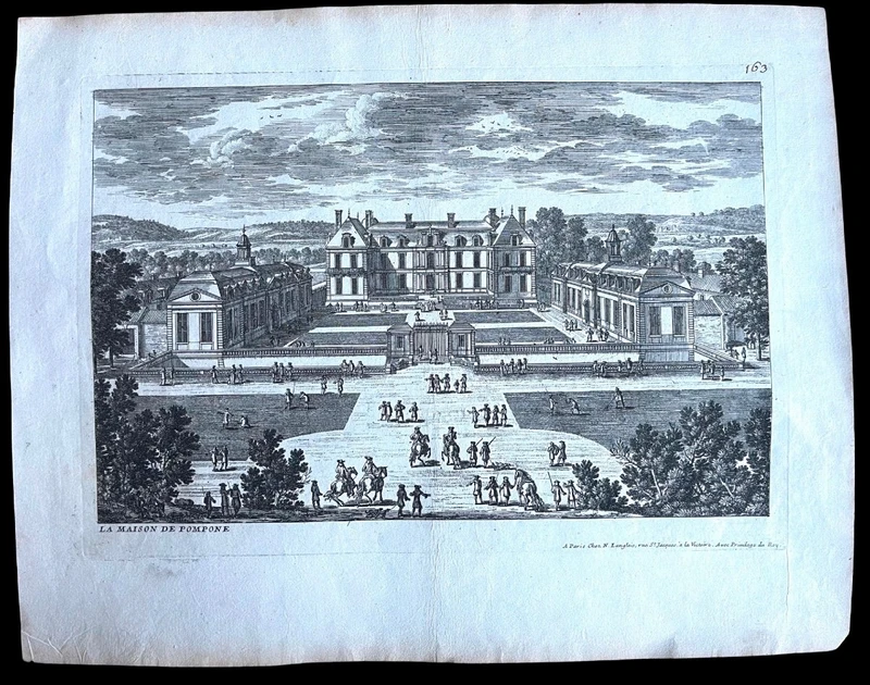 Serie di 8 stampe-incisioni all’acquaforte di Gabriel Perelle (1604–1677)