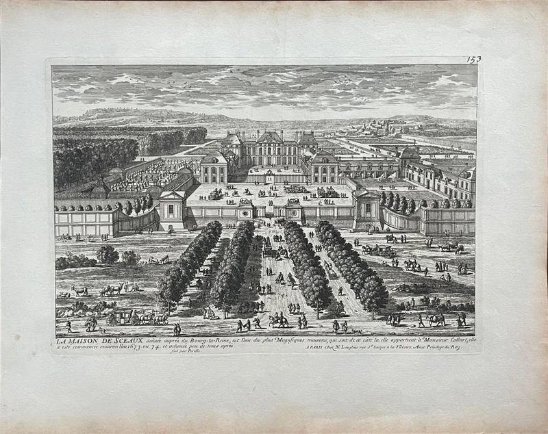 Serie di 8 stampe-incisioni all’acquaforte di Gabriel Perelle (1604–1677)