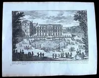 Serie di 8 stampe-incisioni all’acquaforte di Gabriel Perelle (1604–1677)