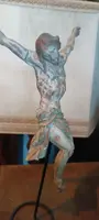 Antico cristo in legno policromo XVII secolo Italia