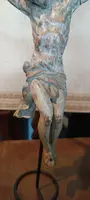 Antico cristo in legno policromo XVII secolo Italia