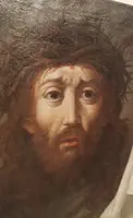 Antique painting - Oil on canvas: Christ and the Veil of Veronica - 18th century