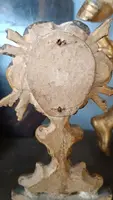 Small lacquered wooden reliquary containing an 18th-century relic