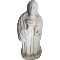 Ancient marble sculpture depicting Saint Lucy