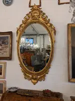 Grande specchiera ovale