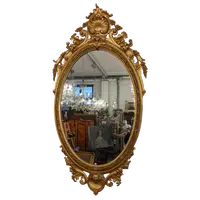 Grande specchiera ovale