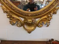 Grande specchiera ovale