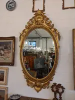 Grande specchiera ovale