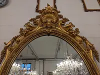 Grande specchiera ovale