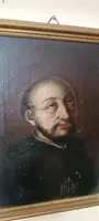Tableau ancien représentant saint Ignace de Loyola, XVIIe \ XVIIIe siècle