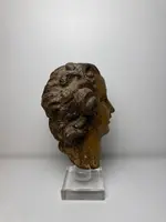 Sculpture en bois représentant une tête d'ange - Gênes (Italie), XVIIe siècle