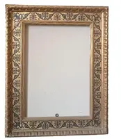 Ancien cadre doré en bois de style Renaissance, 88 x 69,5 cm