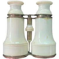 Binocolo in avorio con dettagli in ottone.