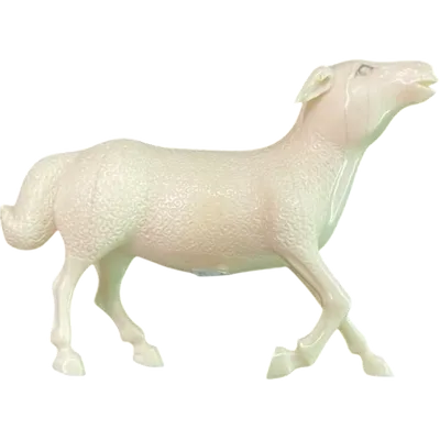 Ivory sculpture depicting a sheep. France.