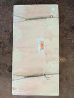 Ceramic tile decorated with marine scene