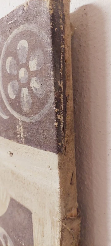 Memento Mori grande dipinto a tempera su tela XVIII