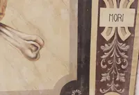 Memento Mori grande dipinto a tempera su tela XVIII