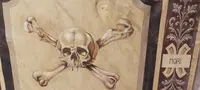 Memento Mori grande dipinto a tempera su tela XVIII
