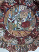 Grande Piatto Decorativo Al Lustro del Centro Italia, Fine XIX – Inizi XX Secolo