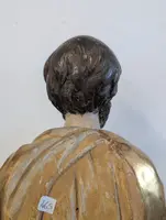 Scultura di San Giuseppe in Legno Dorato – Metà XIX Secolo