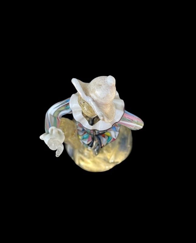 Scultura in vetro ‘Arlecchino’ in vetro pesante.Barovier & Toso.Murano.