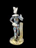 Scultura in vetro ‘Arlecchino’ in vetro pesante.Barovier & Toso.Murano.