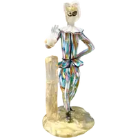 Scultura in vetro ‘Arlecchino’ in vetro pesante.Barovier & Toso.Murano.