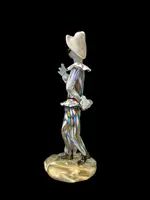 Scultura in vetro ‘Arlecchino’ in vetro pesante.Barovier & Toso.Murano.