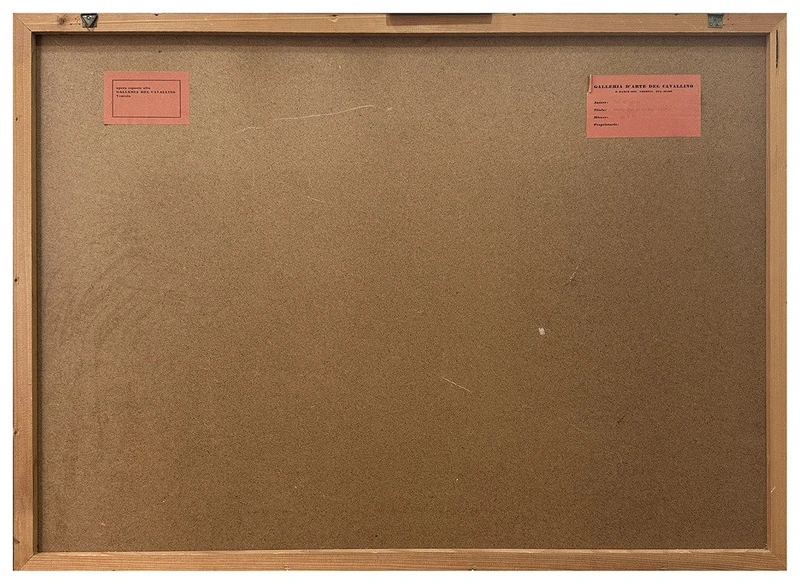 Ian McKeever, Study for a Painting, 1975 - mixed media on paper, 66x89 cm