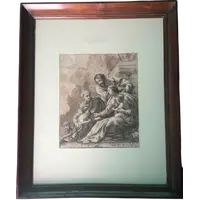 Dessin à l'encre représentant la Sainte Famille