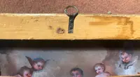 Dipinto su vetro raffigurante Santa Teresa.