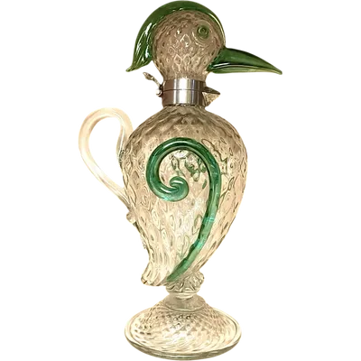 Balloton glass bottle. Flavio Poli for Seguso Vetri d’Arte.