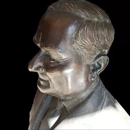 Grande sculpture en bronze du début des années 1900, fonderie Marinelli de Florence, signée