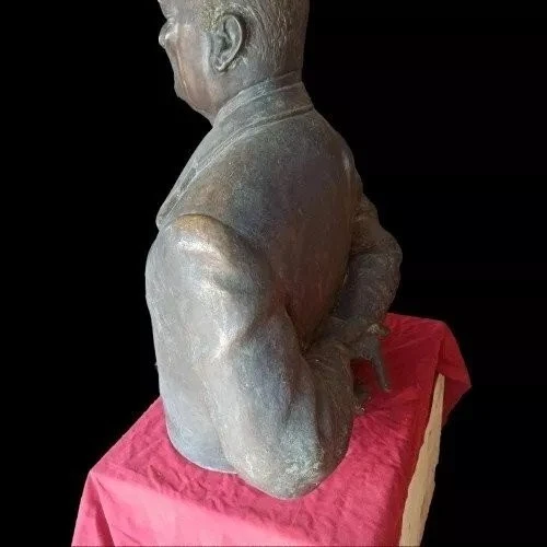 Grande sculpture en bronze du début des années 1900, fonderie Marinelli de Florence, signée