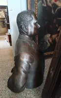 Grande sculpture en bronze du début des années 1900, fonderie Marinelli de Florence, signée