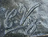 Sculpture en bronze représentant un nu féminin assis. France. Signée