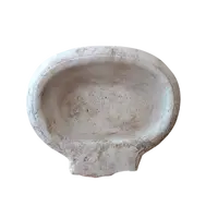 Piccola acquasantiera antica in marmo XVII secolo toscana