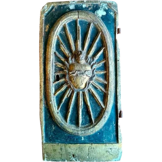 Antico fregio porta tabernacolo ,XVII secolo italia-
