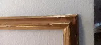 CORNICE ANTICA XVIII SECOLO DORATA E LACCATA ITALIANA