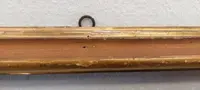 CORNICE ANTICA XVIII SECOLO DORATA E LACCATA ITALIANA