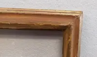 CORNICE ANTICA XVIII SECOLO DORATA E LACCATA ITALIANA