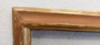 CORNICE ANTICA XVIII SECOLO DORATA E LACCATA ITALIANA