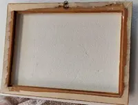 CORNICE ANTICA XVIII SECOLO DORATA E LACCATA ITALIANA