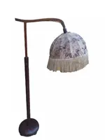 LAMPE DE SOL - ITALIENNE DU DÉBUT DES ANNÉES 1900, RÉGLABLE, EN BOIS