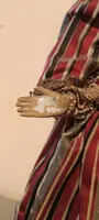 Antica coppia piccoli manichini XVIII secolo Italia