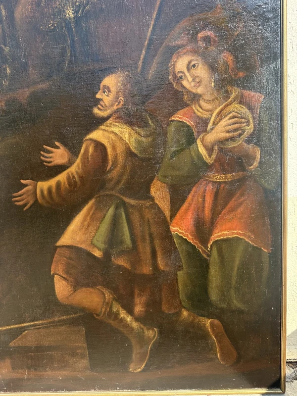 Huile sur toile. École du XVIIe siècle.